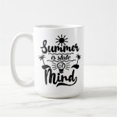 Mug Thème de vacances d'été (Gauche)