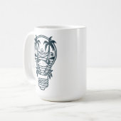 Mug Thème de vacances d'été (Devant gauche)
