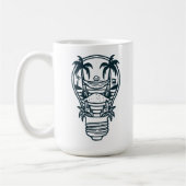 Mug Thème de vacances d'été (Gauche)