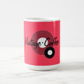 Mug Thème des années 1950 rose, noir et blanc (Centre)