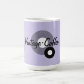 Mug Thème des années 1950 violet, noir et blanc (Centre)