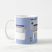Mug Thème d'ordinateur Windows 95 Joyeux Anniversaire (Gauche)