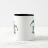 Mug Thème du perroquet tropical (Centre)
