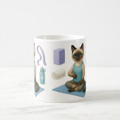 Mug Thème du yoga chat (Centre)