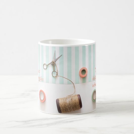 Mug Thème en pastel de métier de véritable ami (Centre)