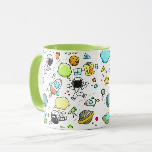 Mug Thème Espace (Devant gauche)