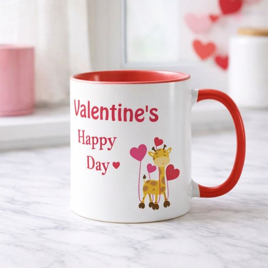 Mug thème Heureuse Sainte-Valentin Papa Safari