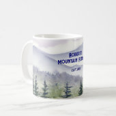 Mug Thème montagne personnalisé (Devant gauche)
