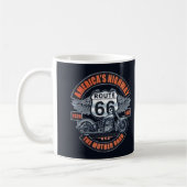 Mug Thème : Moto et Route 66 (Gauche)
