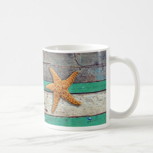 Mug Thème Plage Starfish Mariage Rustique (Droite)
