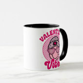 Mug Thème Saint-Valentin Visage Heureux • Léopard Rose (Devant droit)