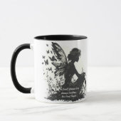 Mug Thème Silhouette Fée (Gauche)