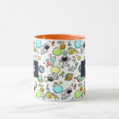 Mug Thème spatial cool - Astronauts & Rocket Ship (Centre)