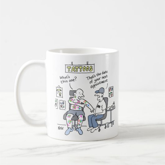 Mug Thème Tattoos Drôle Tattoïstes (Gauche)