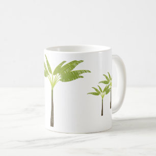 Mug Thème tropical de plage d'île de palmier simple