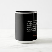 Mug Theodore Roosevelt Citation Sur L'Éducation Et Le  (Centre)
