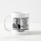 Mug Théodore Roosevelt Détruire les déchets Ressources (Gauche)