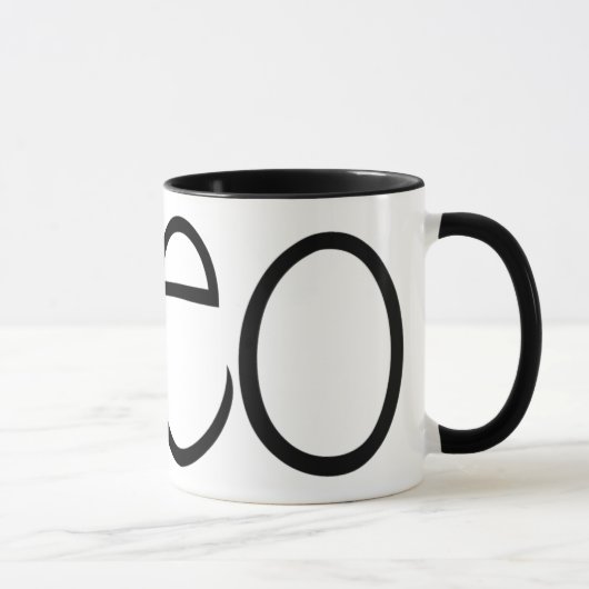 Mug Théon noir (Droite)