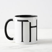 Mug Théon noir (Gauche)