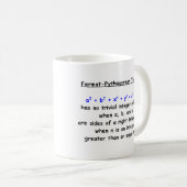 Mug Théorème Silly Fermat-Pythagore (Devant droit)