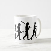 Mug Théorie de l'évolution de Nordic Walking (Devant droit)