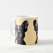 Mug Théorie des couleurs Frenchie (Devant gauche)