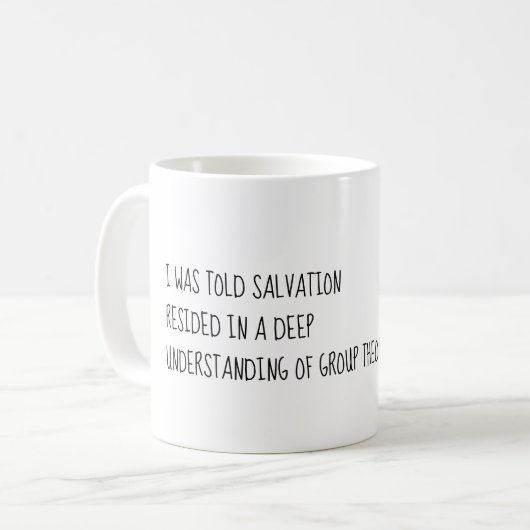 Mug Théorie du groupe (Devant gauche)