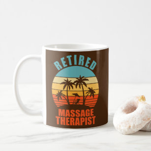 Mug Thérapeute de massage à la retraite amusant joyeus