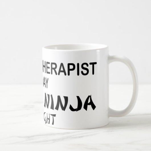 Mug Thérapeute de massage Ninja mortel par nuit (Droite)