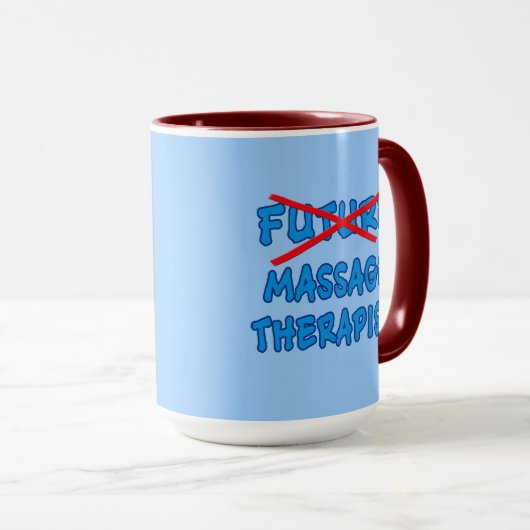 Mug THÉRAPEUTE de MASSAGE plus futur (Devant droit)