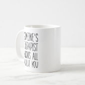 Mug Thérapeute de quelqu'un (Devant gauche)