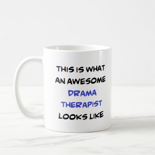 Mug thérapeute dramatique, génial (Gauche)