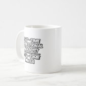 Mug Thérapeute Occ À Temps Partiel...Ninja À Temps Com (Devant gauche)