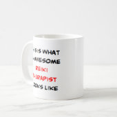 Mug thérapeute reiki, génial (Devant gauche)