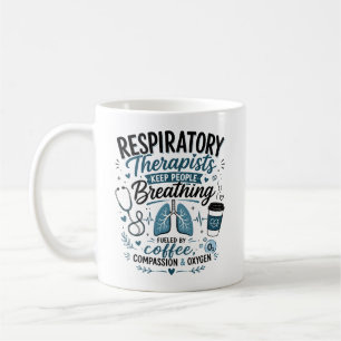 Mug Thérapeute Respiratoire Cadeau Drôle RT Soins