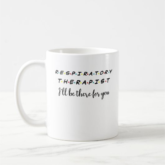Mug Thérapeute respiratoire, Thérapeute RT, Étudiante (Gauche)