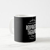 Mug Thérapeute respiratoire Titre du poste Cadeau (Devant gauche)