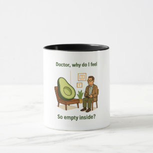 Mug Thérapie d'avocat Pourquoi suis-je vide à l'intéri