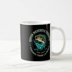 Mug Thérapie de pêche espagnole en espagnol pour pêche