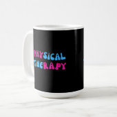 Mug Thérapie physique Conception joueuse (Devant gauche)