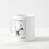 Mug Thérapie pour la personne à charge de vache (Devant gauche)