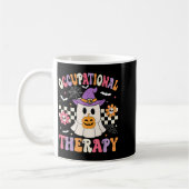 Mug Thérapie Professionnelle Halloween Ot Retro Ghost (Gauche)