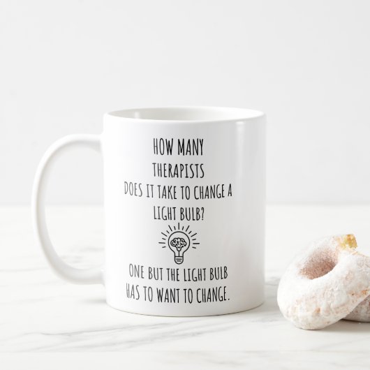 Mug Thérapiste (Avec donut)