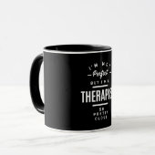 Mug Thérapiste Travail Titre du poste Cadeau (Devant gauche)