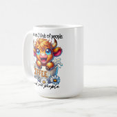Mug There Are 2 Kinds of People Coffee People and Sad (Devant gauche)