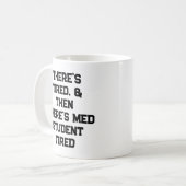 Mug There’s Tired, & Then There’s Med Student Tired (Devant gauche)