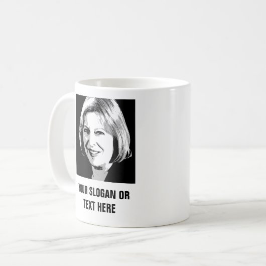 Mug Theresa peut faire face à l'icône - (Devant gauche)