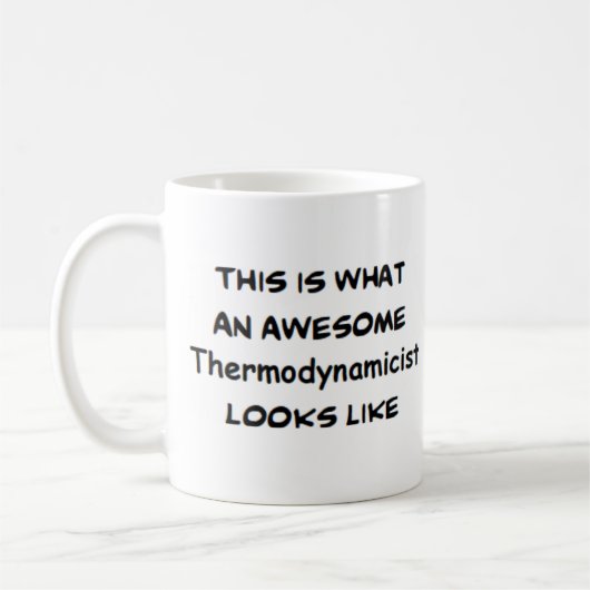 Mug thermodynamicien, génial (Gauche)