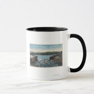 Mug Thermopolis, WY - Vue du pont sur la grande corne