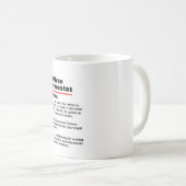 Mug Thermostat Office Humour (Devant droit)